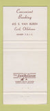 Matchbook Cover - Community Bank Enid OK 30 Strike