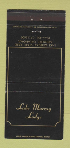 Matchbook Cover - Lake Murray Lodge Ardmore OK 30 Strike
