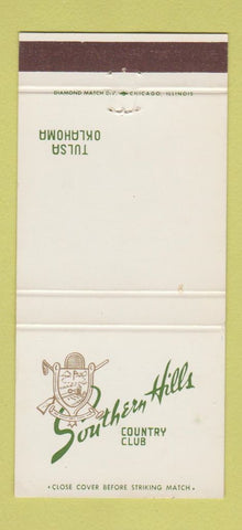 Matchbook Cover - Southern Hills Country Club Tulsa OK 30 Strike