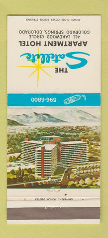 Matchbook Cover - Satellite Apartment Hotel Colorado Springs 30 Strike