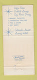 Matchbook Cover - Satellite Apartment Hotel Colorado Springs 30 Strike