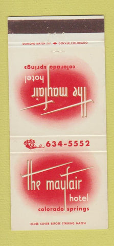 Matchbook Cover - Mayfair Hotel Colorado Springs 30 Strike