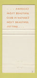 Matchbook Cover - Garden of the Gods Club Colorado Springs 30 Strike