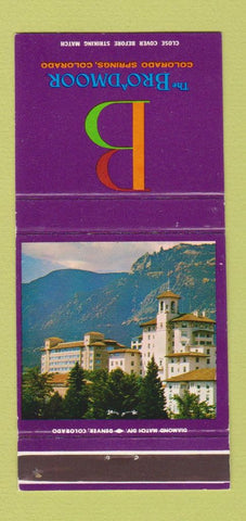 Matchbook Cover - Broadmoor Colorado Springs WEAR 30 Strike