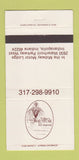 Matchbook Cover - Arthur's Waterfront Restaurant Indianapolis IN 30 Strike