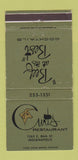 Matchbook Cover - Curts Restaurant Indianapolis IN 30 Strike