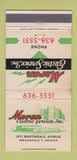 Matchbook Cover - Moran Electric Indianapolis IN WORN 30 Strike