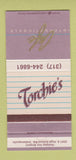 Matchbook Cover - Cafe Internationale Holiday Inn Indianapolis IN 30 Strike
