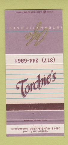 Matchbook Cover - Cafe Internationale Holiday Inn Indianapolis IN 30 Strike