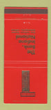 Matchbook Cover - Indiana National Bank Indianapolis IN 30 Strike