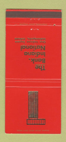 Matchbook Cover - Indiana National Bank Indianapolis IN 30 Strike