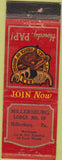 Matchbook Cover - Matchbook Cover Moose Lodge Millersburg PA WEAR