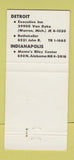 Matchbook Cover - Monte's Restaurants Detroit MI Indianapolis IN 30 Strike