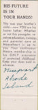 Matchbook Cover - Matchbook Cover Moose Lodge Future is in your hands