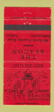 Matchbook Cover - The Beacon Indianapolis IN restaurant ORANGE 30 Strike