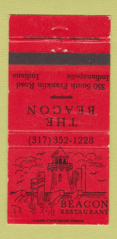Matchbook Cover - The Beacon Indianapolis IN restaurant ORANGE 30 Strike