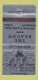 Matchbook Cover - The Beacon Indianapolis IN restaurant SILVER WEAR 30 Strike