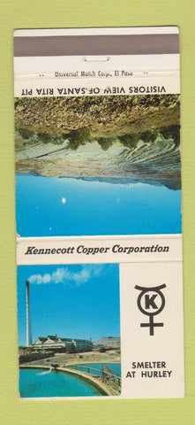 Matchbook Cover - Kennecott Copper Corp Hurley NM 30 Strike