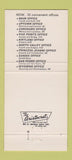 Matchbook Cover - Bank of New Mexico  30 Strike