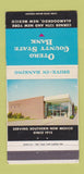 Matchbook Cover - Otero County State Bank Alamogordo NM WEAR 30 Strike