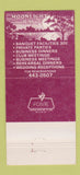 Matchbook Cover - Harvest Moon Starlight Lounge Columbia MO 30 Strike