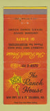 Matchbook Cover - Ranch House Columbia MO 30 Strike