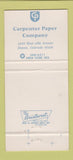 Matchbook Cover - Carpenter Paper Company Denver Colorado 30 Strike