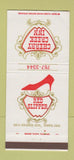Matchbook Cover - Cherry Creek Inn Red Slipper Denver Colorado girlie 30 Strike