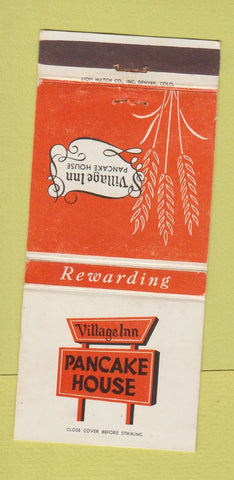 Matchbook Cover - Village Inn Pancakes CHAIN WEAR 30 Strike