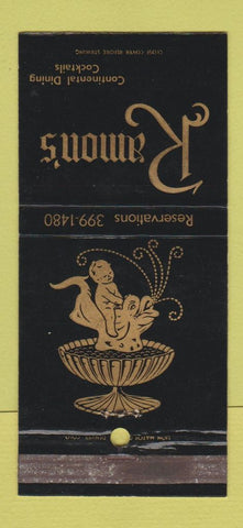 Matchbook Cover - Ramon's Restaurant Denver Colorado WEAR 30 Strike