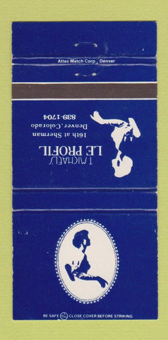 Matchbook Cover - T Michael's Le Profil Denver Colorado WEAR 30 Strike