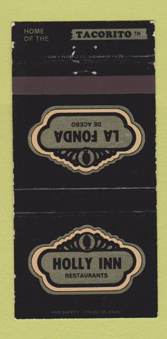 Matchbook Cover - Holly Inn Restaurants Denver Colorado Springs WEAR 30 Strike
