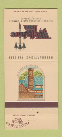 Matchbook Cover - Wellshire Inn Denver Colorado Leo's Place 30 Strike