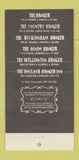 Matchbook Cover - The Broker Restaurant Denver Colorado Aurora 30 Strike