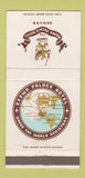 Matchbook Cover - Brown Palace Hotel Denver Colorado 30 Strike