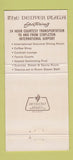 Matchbook Cover - The Denver Plaza Colorado hote 30 Strike
