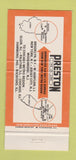 Matchbook Cover - Preston 151 Line Railroad? 30 Strike