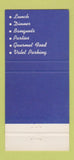 Matchbook Cover - Sergio's East Orange NJ 30 Strike