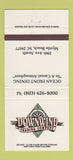 Matchbook Cover - Downing Trading Myrtle Beach SC restaurant 30 Strike