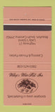 Matchbook Cover - Wikop's White Hall Inn Beaufort SC 30 Strike
