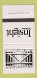 Matchbook Cover - Insight on the News Fifth Anniversary 30 Strike