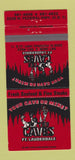 Matchbook Cover - The Caves Fort Lauderdale FL  30 Strike