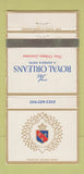 Matchbook Cover - Royal Orleans Hotel New Orleans LA WEAR 30 Strike