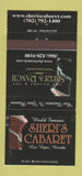 Matchbook Cover - Sheri's Ranch Cabaret Las Vegas NV girlie 30 Strike