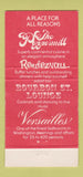 Matchbook Cover - The Library Bistro Holiday Inn Bethesda MD 30 Strike