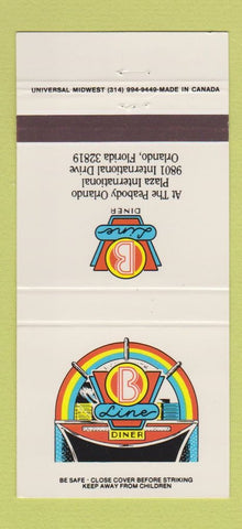 Matchbook Cover - B Line Diner Orlando FL 30 Strike
