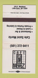 Matchbook Cover - Cafe Saint Moritz Little Rock AR 30 Strike