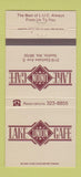 Matchbook Cover - Lake Union Cafe Seattle WA 30 Strike