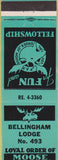 Matchbook Cover - Matchbook Cover Moose Lodge Bellingham WA