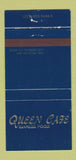Matchbook Cover - Queen City Cafe Siamese Los Angeles CA 30 Strike